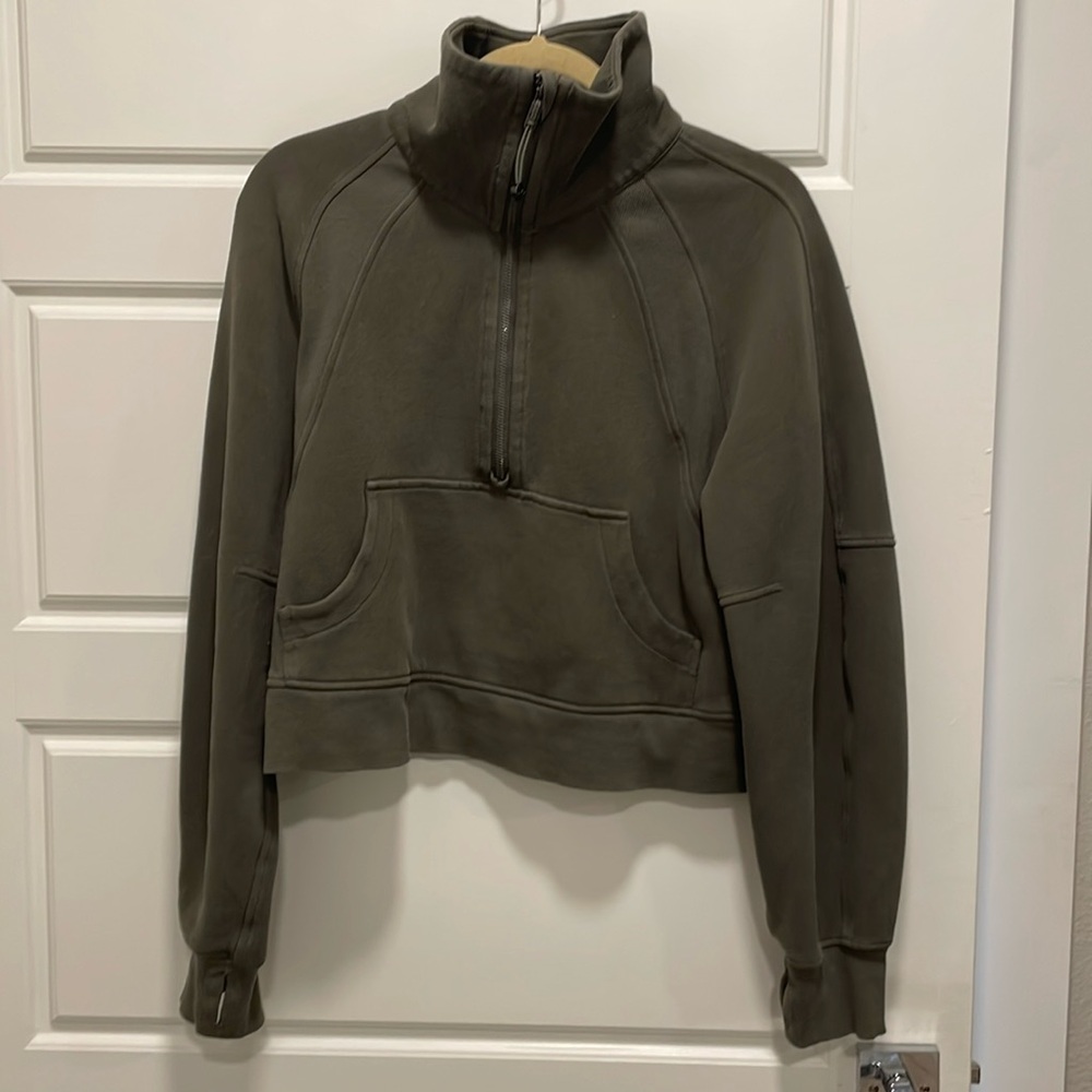 Lululemon quarter zip scuba